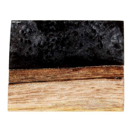 Dark Slate Grey Resin Wooden Knot Cabinet Knobs